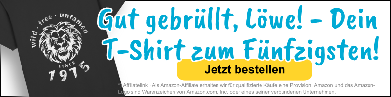 Das perfekte Geschenk zum 50 Geburtstag, T-Shirt jetzt bestellen!